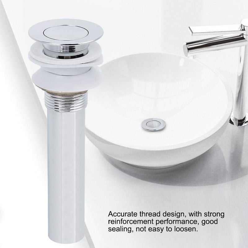 Copper Electroplated Pop Up Basin Drain Stopper Sealed Stable For Small Bounce Without Holes Home Bathroom Kitchen Use - Image 5