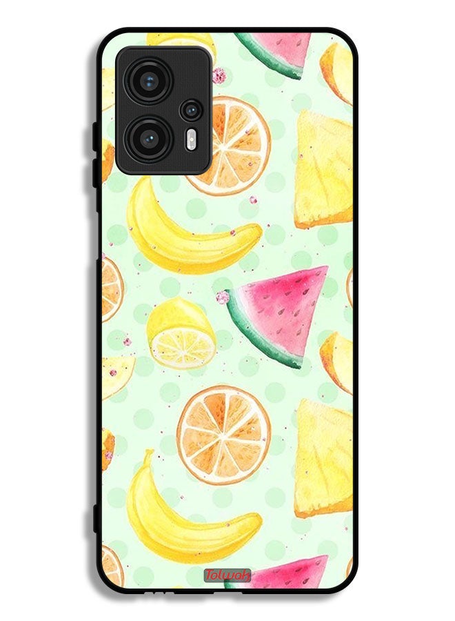 Tolwak Motorola Moto G13 Protective Case Cover Fruits Watercolor Art - Image 1