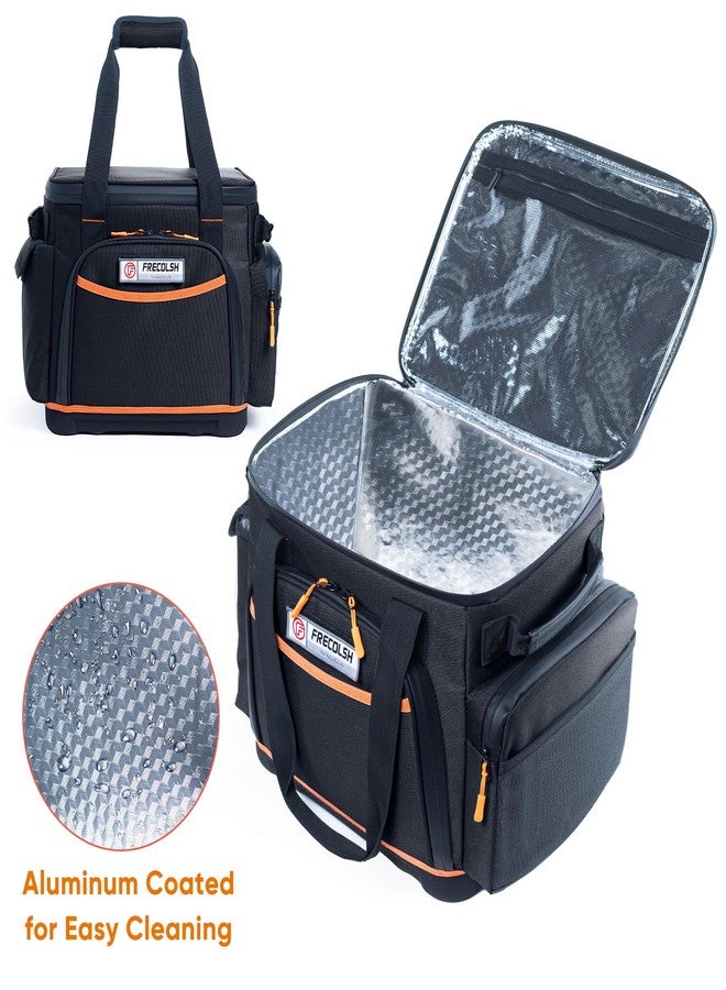 FRECOLSH Travel Carrying Case Compatible with Jackery Explorer 1000, Portable Power Station Storage Case with Waterproof Base and Bag for Jackery Accessories, Solar Generator, Only - Image 2