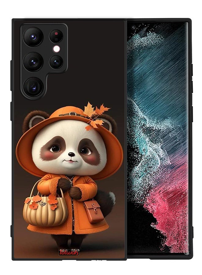 Tolwak Samsung Galaxy S22 Ultra 5G Protective Case Cover Cute Panda Lady Style - Image 2