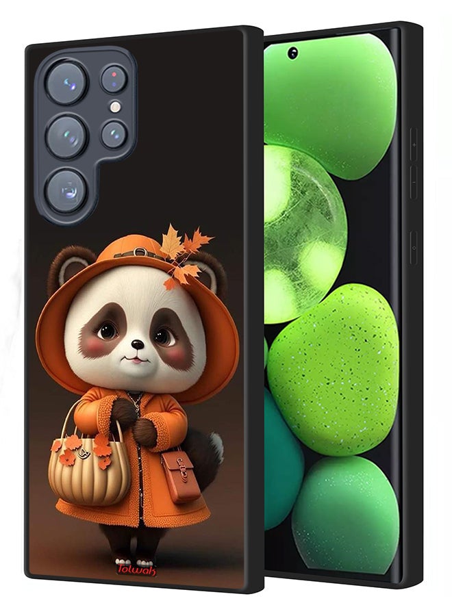 Tolwak Samsung Galaxy S22 Ultra 5G Protective Case Cover Cute Panda Lady Style - Image 1