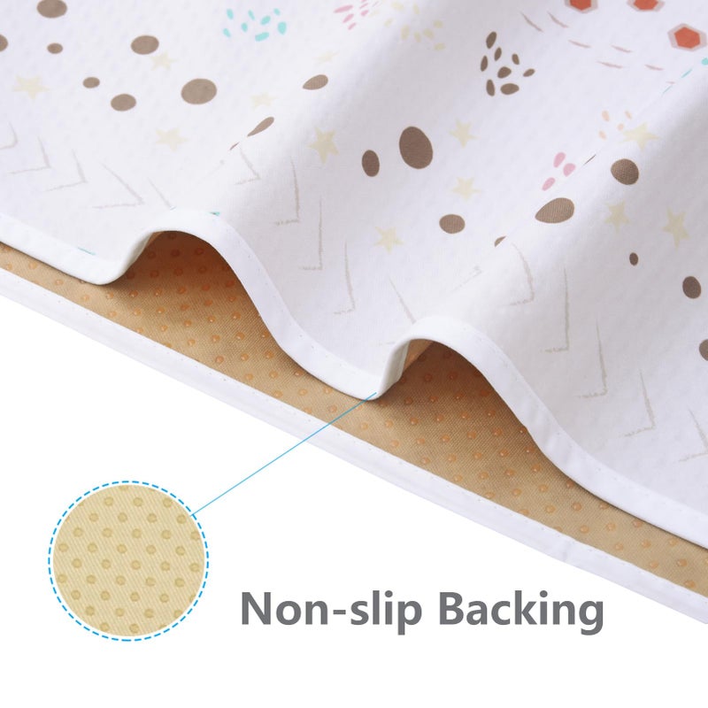Womumon Splat Mat for Under High Chair/Arts/Crafts, WOMUMON Washable Spill Mat Waterproof Anti-Slip Floor Protector Splash Mat, Messy Mat and Table Cloth - Image 3
