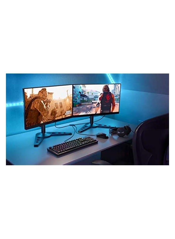 بروماس لوحة مفاتيح وماوس كومبو للألعاب KM300 RGB - باللغتين العربية والإنجليزية - Image 3