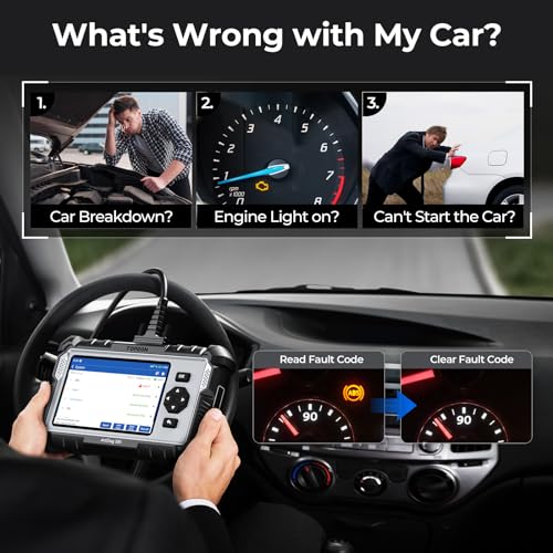 Topdon جهاز فحص السيارات TOPDON AD500 OBD2، قارئ رموز السيارة، أداة فحص، أداة تشخيص المحرك وABS وSRS وناقل الحركة، إعادة تعيين زيت/دعسة/SAS/TPMS/BMS/EPB، ترقية مجانية لـ DIY - Image 2