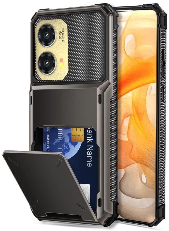COOYA Moto G Stylus 2024 Wallet Case with 5 Credit Card Slots, G Stylus 2024 Flip Case, Back Pocket, Dual Layer, TPU Rubber Protective Hard Case Cover for Moto G Stylus - Image 1