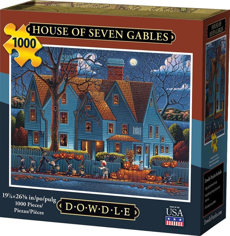 Dowdle Jigsaw Puzzle - House of Seven Gables - 1000 Piece - Image 1