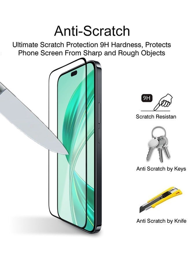 X-level 2 Pack Tempered Glass Screen Protector For HONOR X8b 4G with Comfortable Touch Feeling, Easy Clean Install, Anti-scratch Anti-drop Anti-fingerprint Phone Display Cover Accessory - Image 4