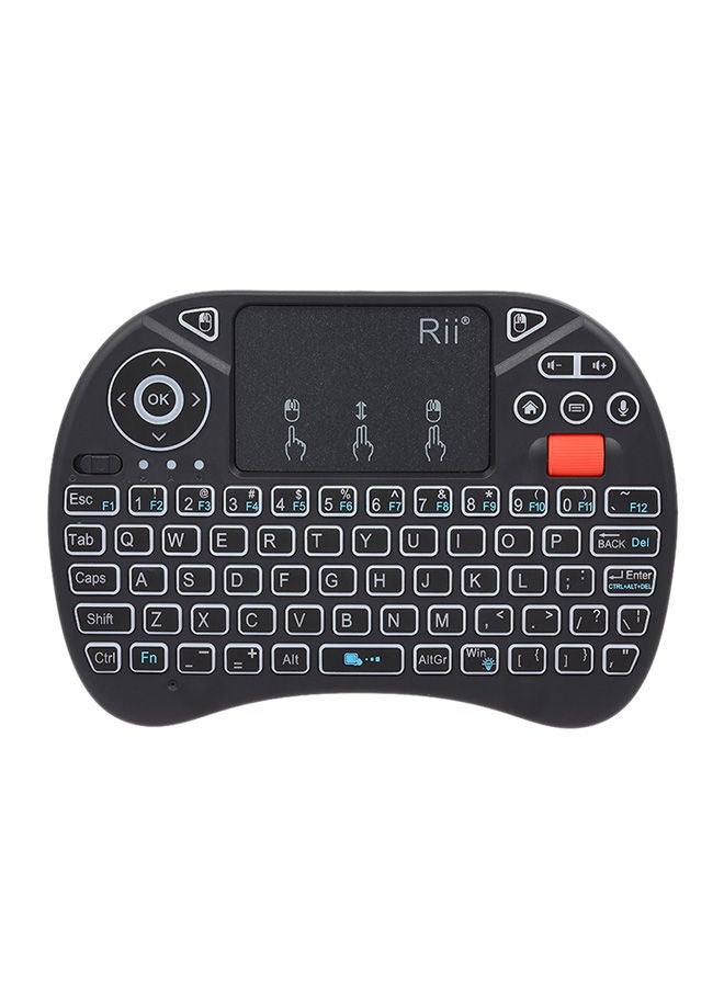 NIBEMINENT Bluetooth Wireless Keyboard Handheld Remote Control For Smart TV Black - Image 1