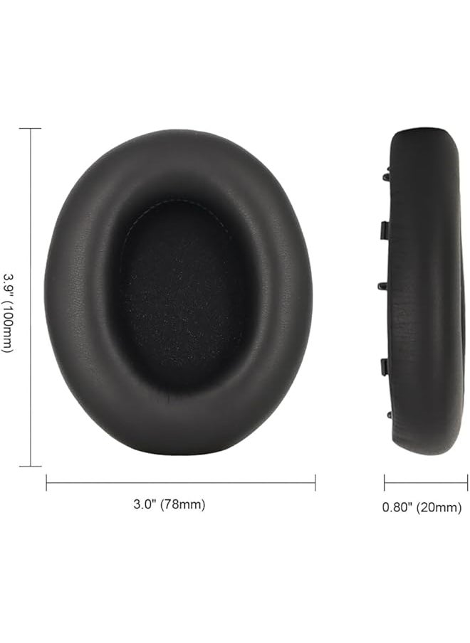 إيروريكس - وسائد أذن بديلة احترافية متوافقة مع سماعات الرأس Sony Wh 1000Xm3 فوق الأذن مع عزل الضوضاء من مادة البروتين وسائد أذن من الإسفنج الذكي باللون الأسود - Image 1
