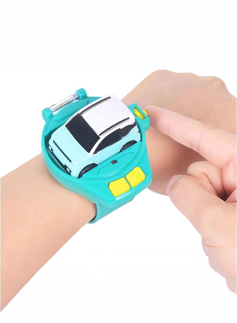 Toshionics Mini Remote Control Watch Car Toy for Kids 3+ Years – 2.4GHz RC Wrist Racing Car with LED Lights, USB Rechargeable Mini Vehicle with Hand Band Controller, Small Portable Watch Car Toy for Boys and Girls, Interactive Outdoor Indoor Play Gift - Image 3