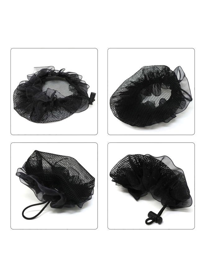 HONBAY 6PCS Elastic Mesh Bun Cover Reusable Ballet Hair Nets Elastic Edge Mesh Hair Accessories for Dancer Bank Clerk Nurse Skating or Gymnastics Performance - Image 5