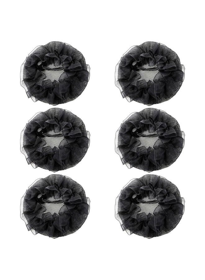 HONBAY 6PCS Elastic Mesh Bun Cover Reusable Ballet Hair Nets Elastic Edge Mesh Hair Accessories for Dancer Bank Clerk Nurse Skating or Gymnastics Performance - Image 1