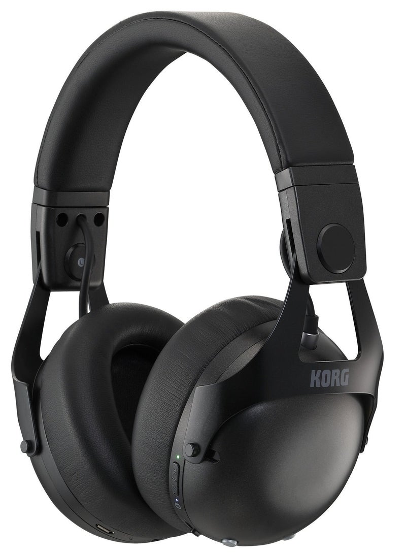 Korg سماعات كورد NC-Q1 الذكية لإلغاء الضوضاء DJ - أسود - Image 1