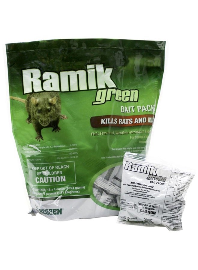 Neogen 698782 Green Ramik Nuggets Place Pack Pouch, 4-Pound - Image 1