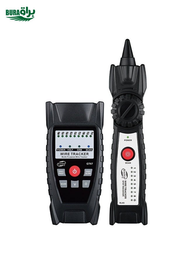 BURAQ BENETECH GT67 RJ11 / RJ45 Multifunctional Cable Tester Line Finder Net Cable Detector  - Image 1