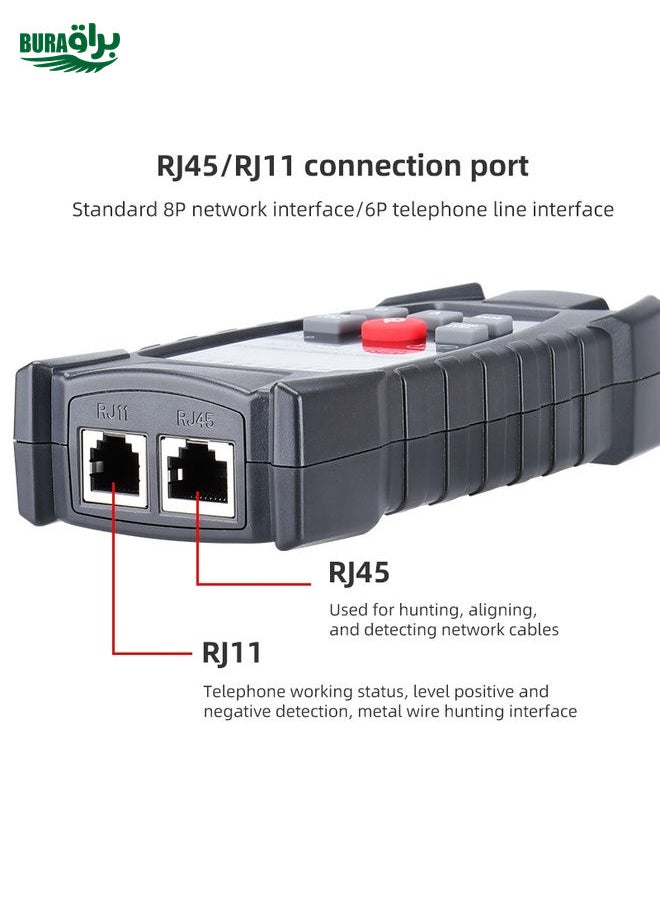 BURAQ BENETECH GT67 RJ11 / RJ45 Multifunctional Cable Tester Line Finder Net Cable Detector  - Image 4