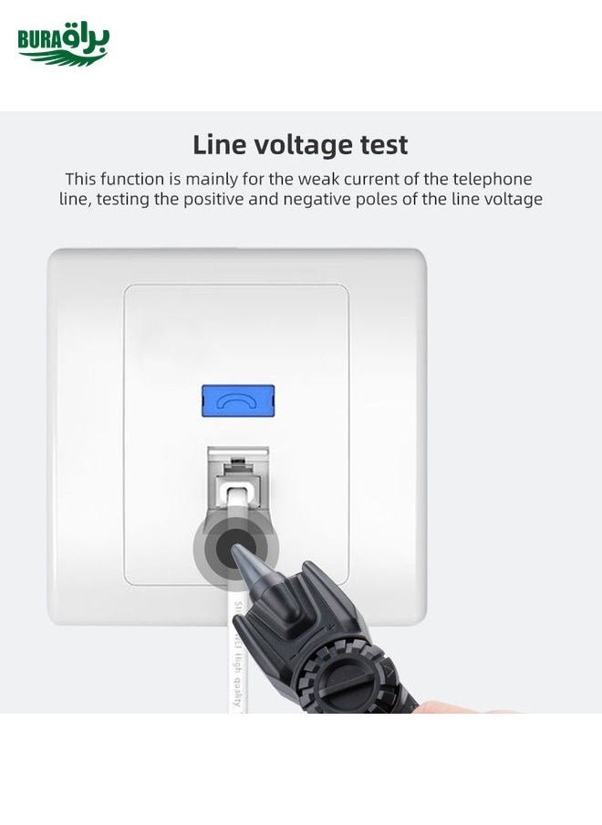 BURAQ BENETECH GT67 RJ11 / RJ45 Multifunctional Cable Tester Line Finder Net Cable Detector  - Image 5