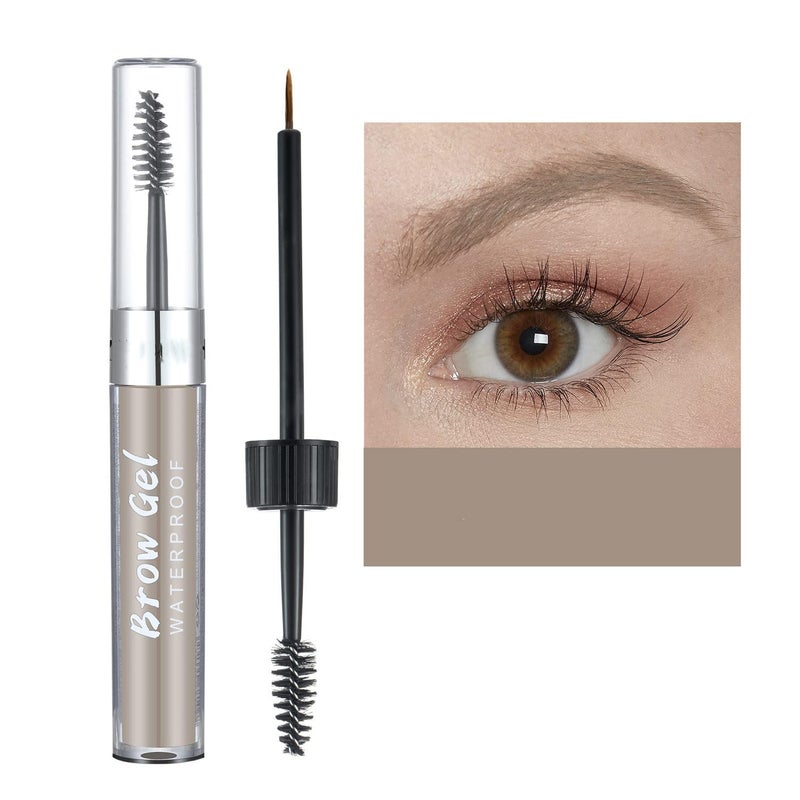 MAEPEOR Waterproof Eyebrow Gel 8 Colors Fullpigmented Long Lasting Liquid Brow Gel for Fuller  Defined Looking 02 Cool Blonde