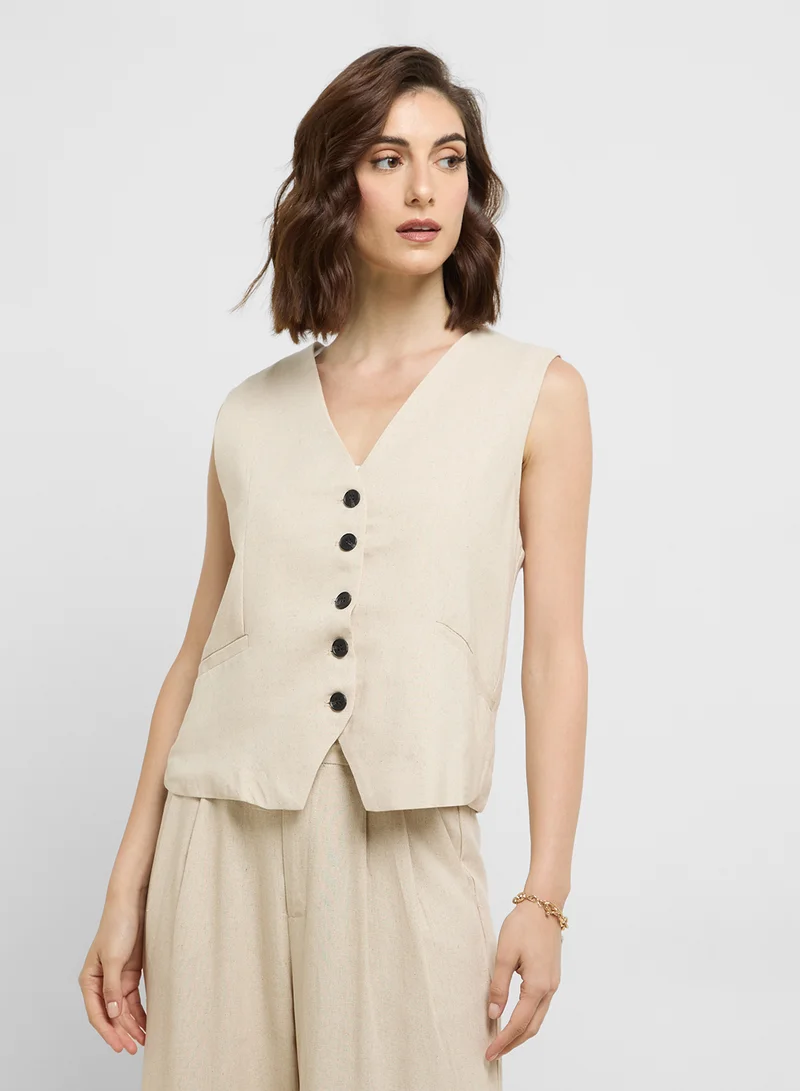 ELLA Basic Vest & Pant Set