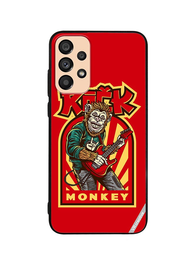 VR CREATIVE Protective Case Cover For Samsung Galaxy A33 5G Rock Monkey Design Multicolour - Image 1