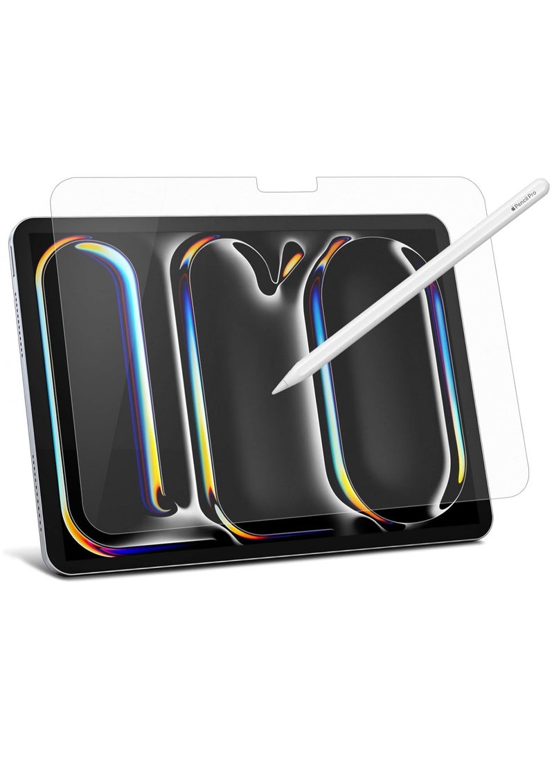 ماركة غير محددة واقي شاشة من الزجاج المقوى لجهاز iPad Pro 11 بوصة 2024 اللوحي، واقي شاشة بصلابة 9H، واقي شاشة بدون فقاعات شفاف  - Image 1