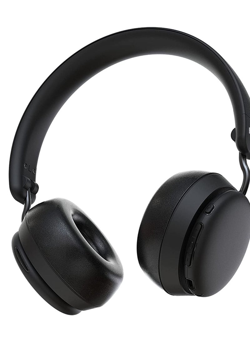 Generic - Bluetooth On Ear Headphones with Microphone and Volume Control Wireless and Wired Foldable Headset 32H Playtime Soft Protein Leather Ear Cups Wireless Built-in Mic for Travel Home Office - Image 1