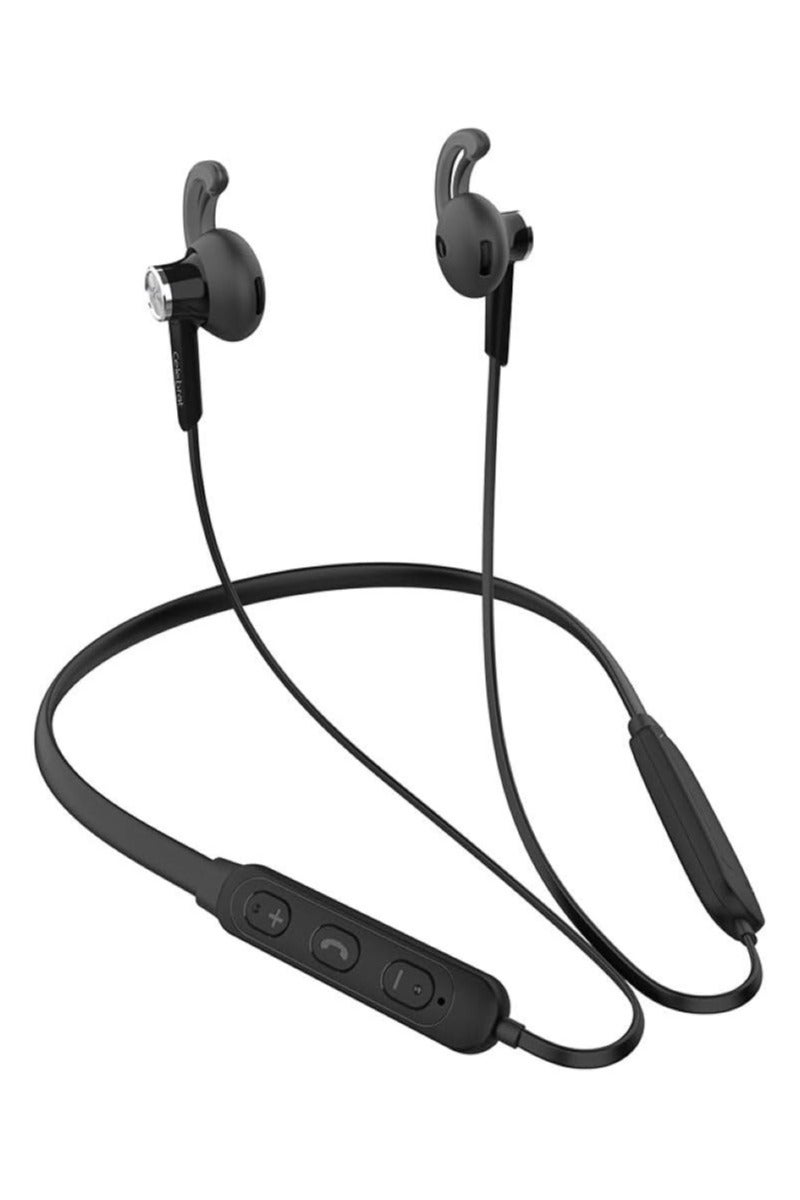 Celebrat A16 Bluetooth Wireless Neckband Sport Earphones - Black - Image 2