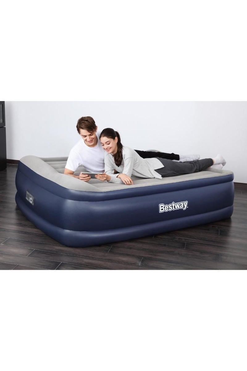 Bestway Bestway Airbed Queen Built-In AC Pump 203X152X56cm | Air Mattress | Inflatable Mattress | Air Bed For Indoor and Outdoor Camping - Image 2