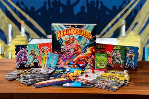 Capstone Games Rowdy Partners Strategy Card Game for 24 Players 30 Minutes Fun Family Game Night Cooperative Wrestling Game Ideal for Adult and Kids Game Night Trick Taking Game - Image 5