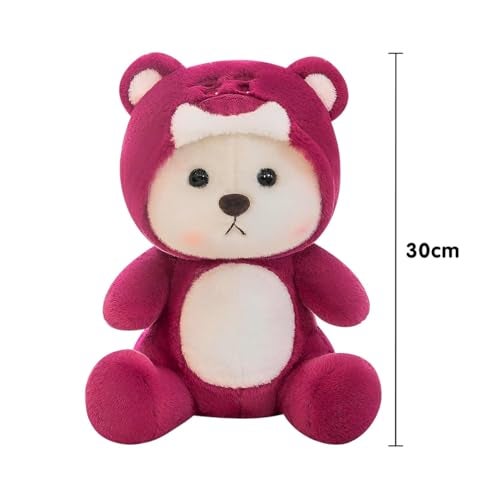 Softdreams Soft Plush Toy for Kids – Cute Stuffed Animal Soft Toy – Soft Cuddly Toy for Baby Boys & Girls, Return Gift & Room Décor - Hooded Hat Bear 30cm - Image 3
