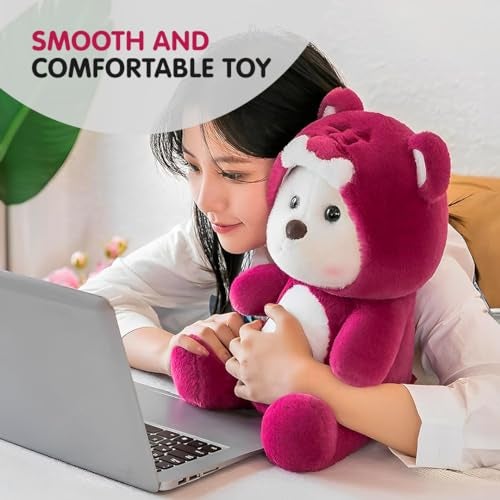 Softdreams Soft Plush Toy for Kids – Cute Stuffed Animal Soft Toy – Soft Cuddly Toy for Baby Boys & Girls, Return Gift & Room Décor - Hooded Hat Bear 30cm - Image 4