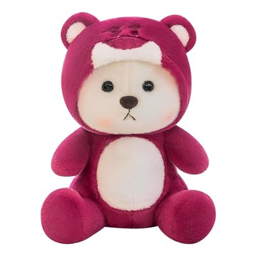 Softdreams Soft Plush Toy for Kids – Cute Stuffed Animal Soft Toy – Soft Cuddly Toy for Baby Boys & Girls, Return Gift & Room Décor - Hooded Hat Bear 30cm - Image 1