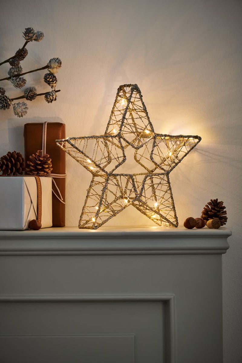 Tchibo LED Star, Silver  - Image 1