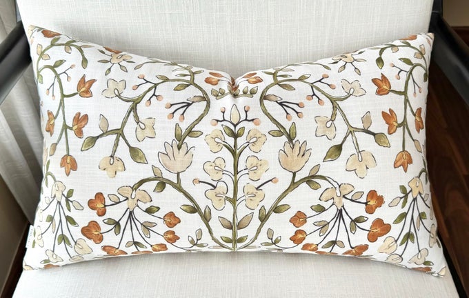 ZEA GARDEN PRINTED DECORATIVE LUMBAR ACCENT THROW PILLOW COVER DECOR FOR LIVING ROOM SOFA CHAIR PATIO CAR BALCONY BENCH PORCH NURSERY OFFICE BEDROOM 14X24 INCHES