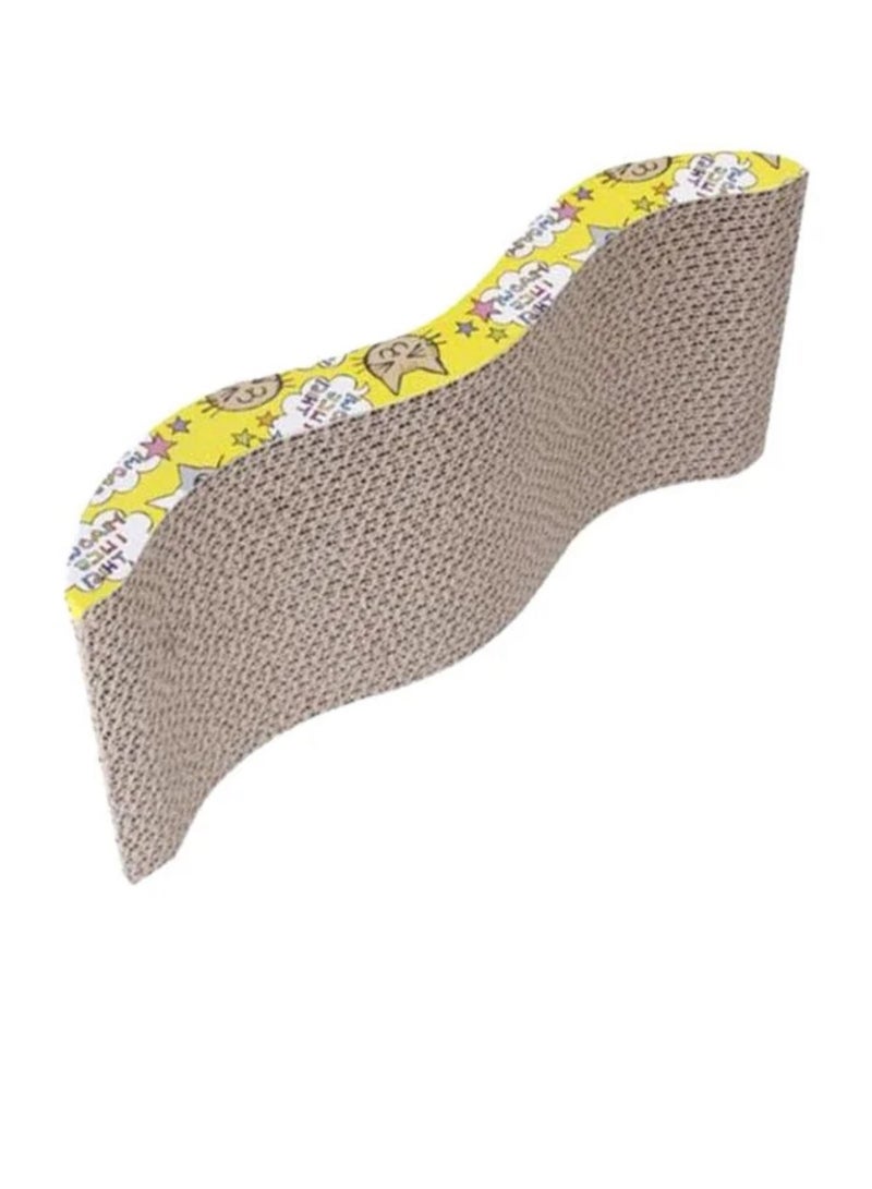 LW Grey/Yellow Cats Scratching Board