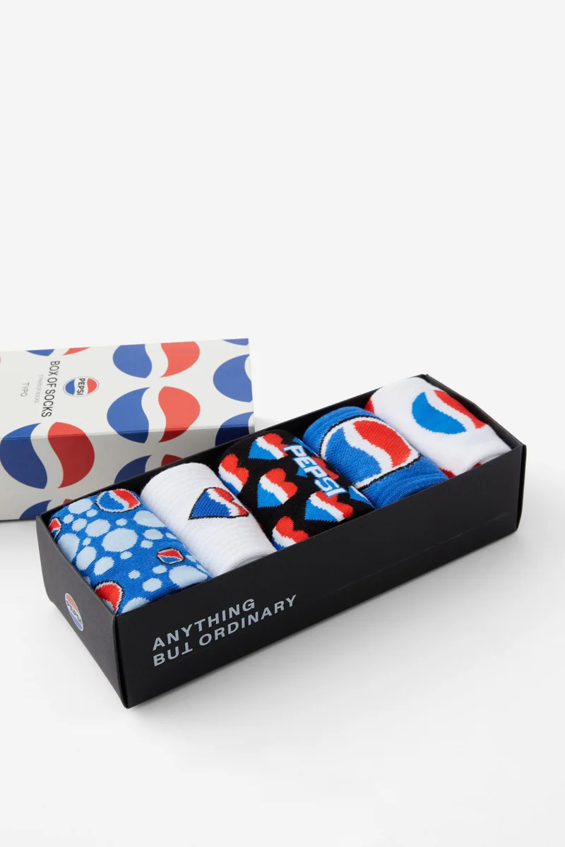 تايبو Pepsi Box of Socks