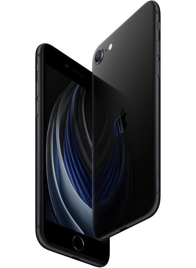 ابل  مجدد - آيفون SE 2 أسود 64GB 4G مع فيس تايم - النسخة الأمريكية - Image 2