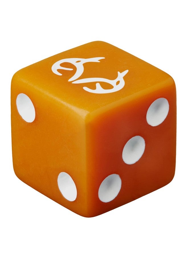 Brybelly Realtree Edge Dice Set - 10 Pack of Orange & Clear Game Pieces - Six-Sided Dice Board Gaming Accessories - Cool Outdoors Themed Stuff for Father's Day, Family Game Night, Dice Rollers - Image 3