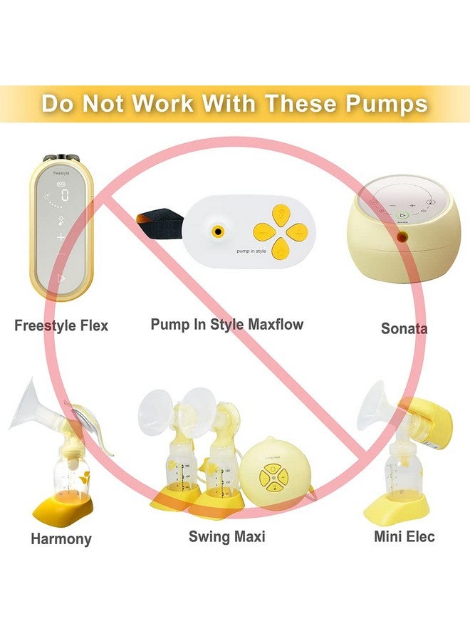 Nenesupply Pump Parts with 19mm Flanges Compatible with Medela Breastpump Incl. Flange Breastshield Valve Membrane for Pump in Style Symphony Swing Not Original Medela Pump Parts - Image 2