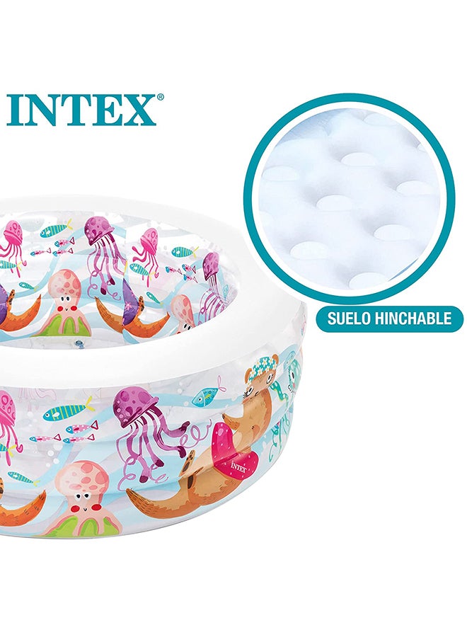 INTEX Aquarium Inflatable Foldable Portable Lightweight Swimming Pool 152x56cm Ages 3+ 152x56cm - Image 5