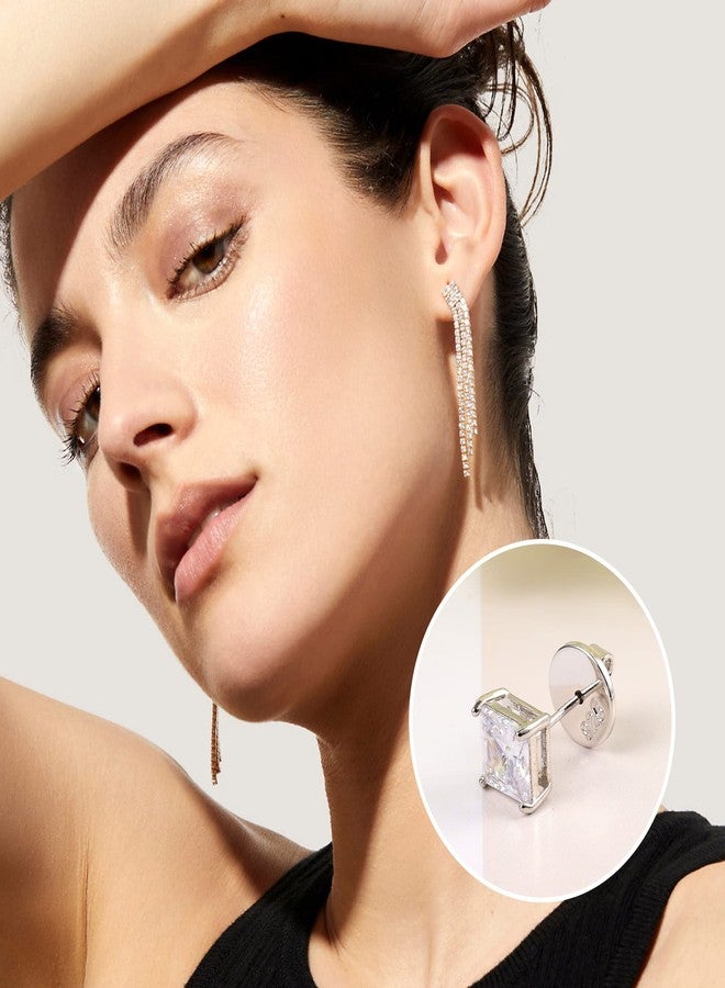 ALEXCRAFT 925 Sterling Silver Earring Backs for Studs Hypoallergenic Earring Backs for Droopy Ears Back for Heavy Earing Replacements（4 Pairs） - Image 3