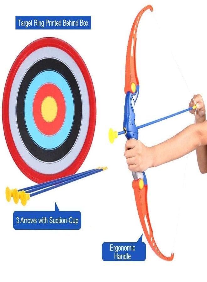 Space Enterprises Archery Bow and Arrow Toy Set with Target Board for Kids Indoor Outdoor Garden Fun Suction Cups 3 Arrows Target Game for Boys 3-15 Years Birthday Gift - Image 3
