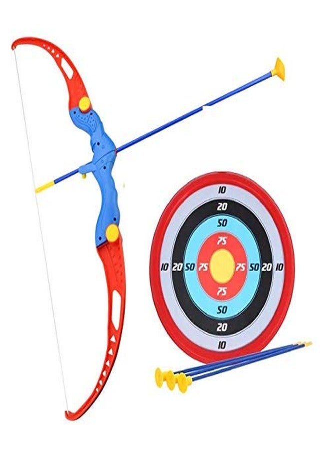 Space Enterprises Archery Bow and Arrow Toy Set with Target Board for Kids Indoor Outdoor Garden Fun Suction Cups 3 Arrows Target Game for Boys 3-15 Years Birthday Gift - Image 1