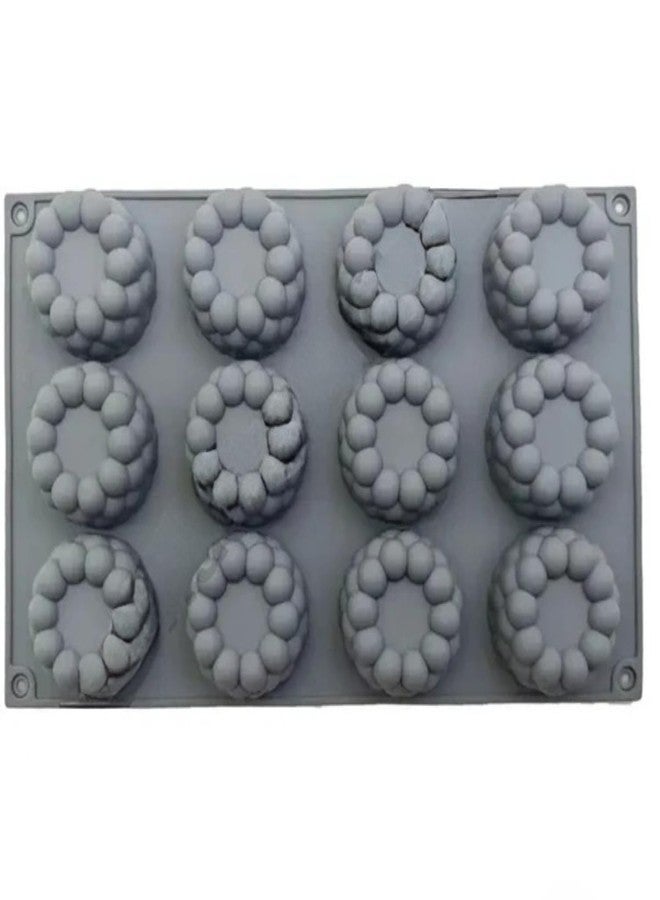 CAKE DECOR Mini Donut Bundt Chocolate Mold with Bubble Design - G352 - Image 1