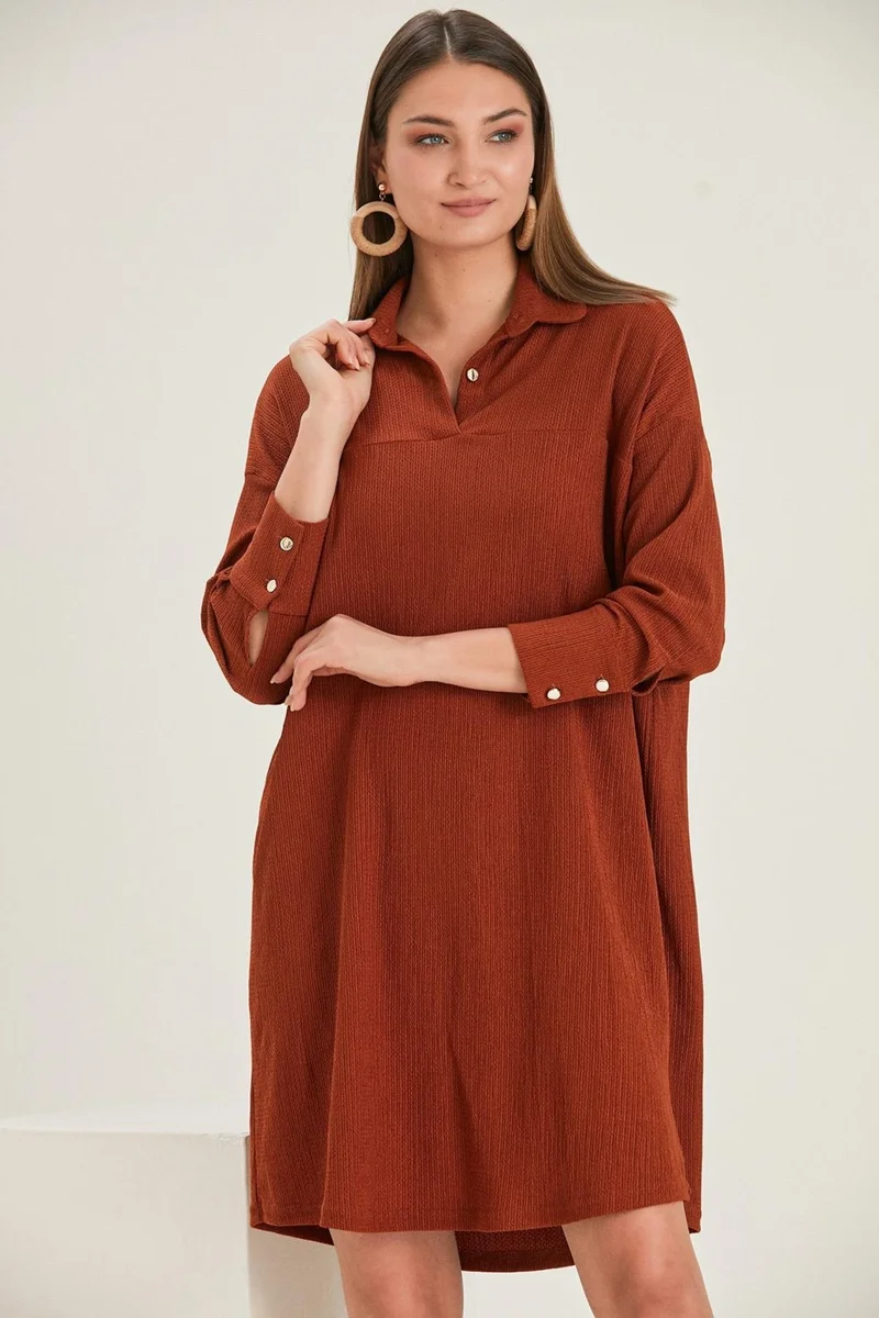 Alexander Gardi Button Detail Dress (B22-21900)