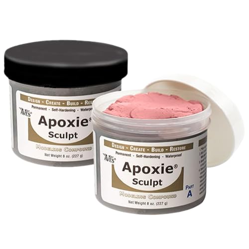 Aves Apoxie Sculpt - 2 Part Modeling Compound (A & B) - 1 Pound, Apoxie Sculpt for Sculpting, Modeling, Filling, Repairing, Simple to Use and Durable Self-Hardening Modeling Compound - Pink - Image 1