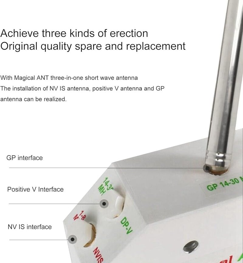 2 Pack 5 6M 201 Stainless Steel Telescopic Whip Antenna For HF Shortwave Radio DIY - Image 4