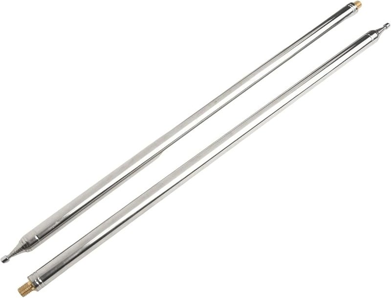 2 Pack 5 6M 201 Stainless Steel Telescopic Whip Antenna For HF Shortwave Radio DIY - Image 2