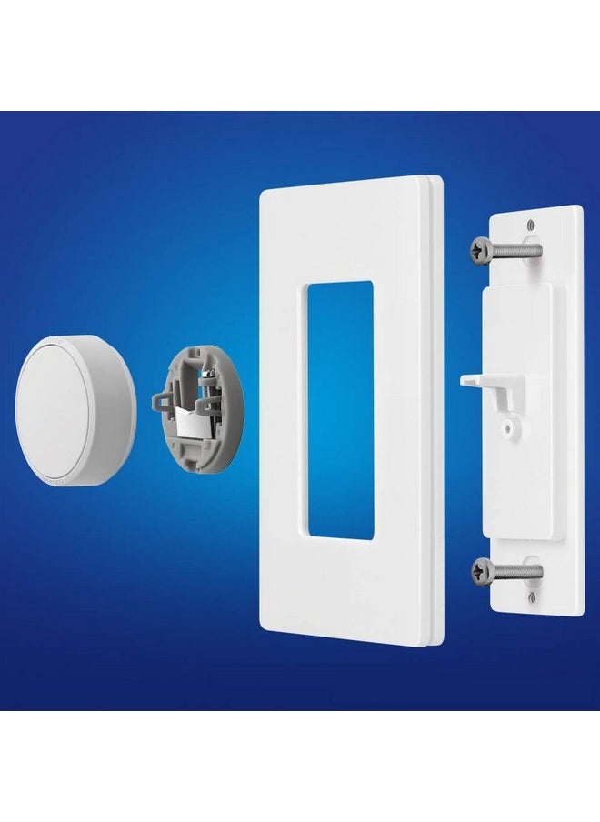 LUTRON Lutron Aurora Smart Bulb Dimmer Switch for Paddle Switches | for Philips Hue Smart Bulbs | Z3-1BRL-PKGD-WH | White  - Image 5