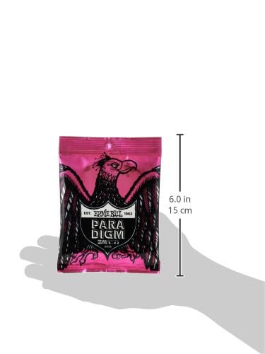 Ernie Ball أوتار جيتار كهربائي إيرني بول بارادايجم سوبر سلينكي، قياس 9-42 (P02023) - Image 3